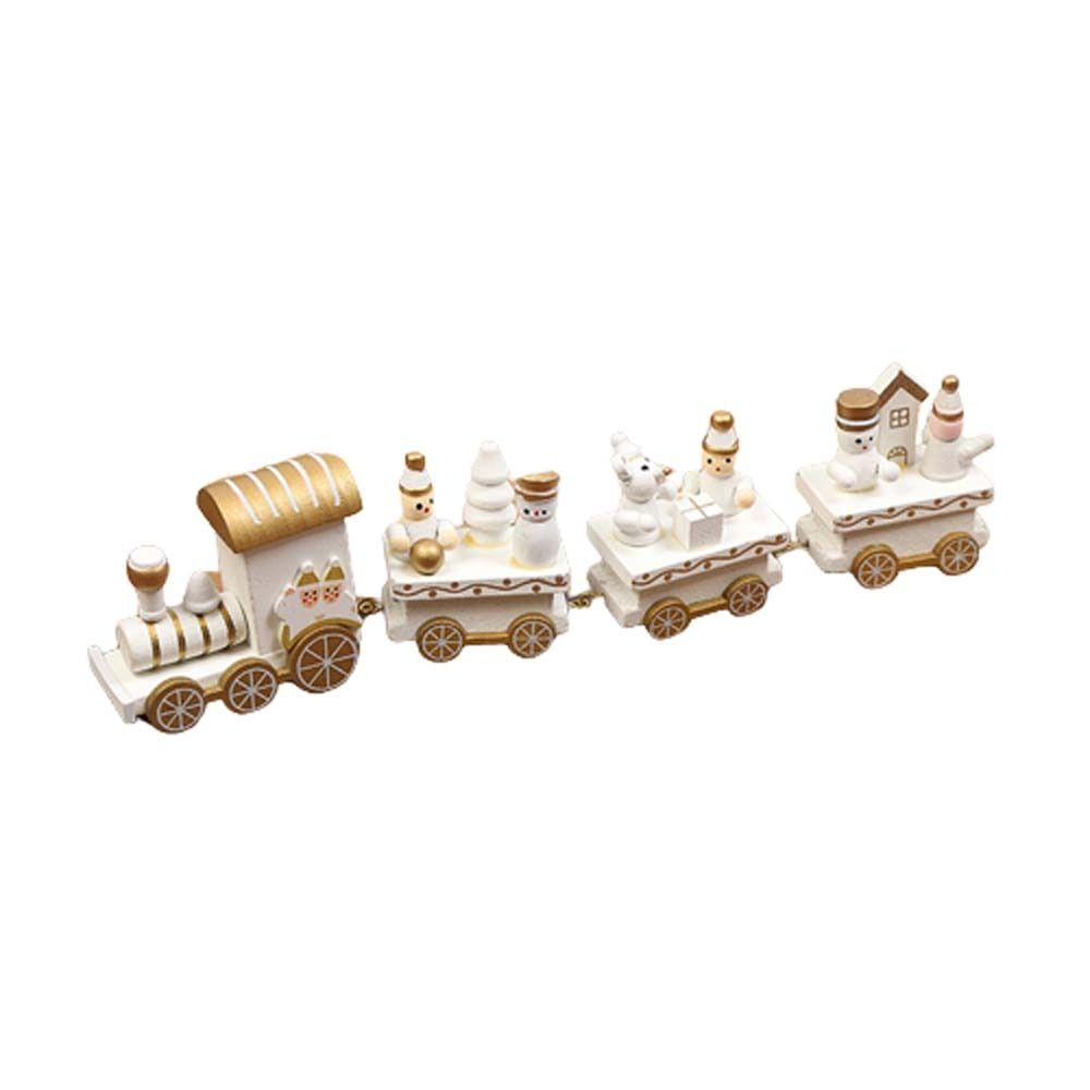 Handicrafts Christmas Wooden Train Christmas Christmas Decorations Wooden Handicrafts  Toys