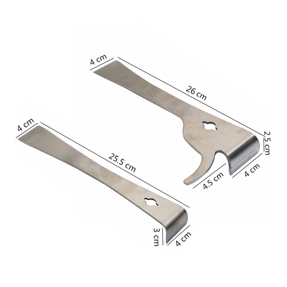 5 Pezzi Coltello Raschietto per Miele in Acciaio Inossidabile Apicoltura Apicoltore Taglio Raschietto per Miele Accessori Apicoltura Strumento Apri Arnia
