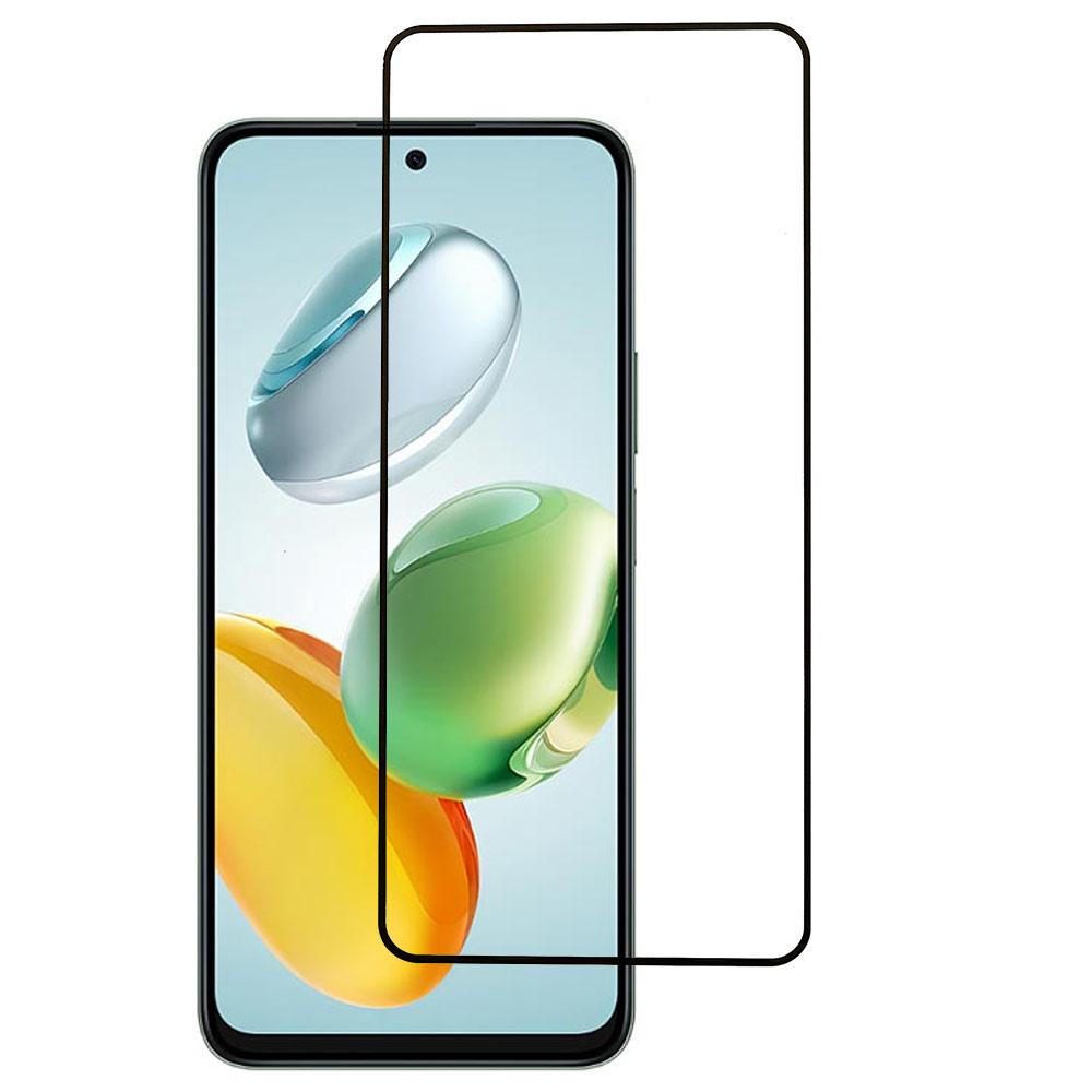 For Honor 200 Smart 5G/X7c 4G Screen Protector Silk Printing Full Glue Tempered Glass Screen Film