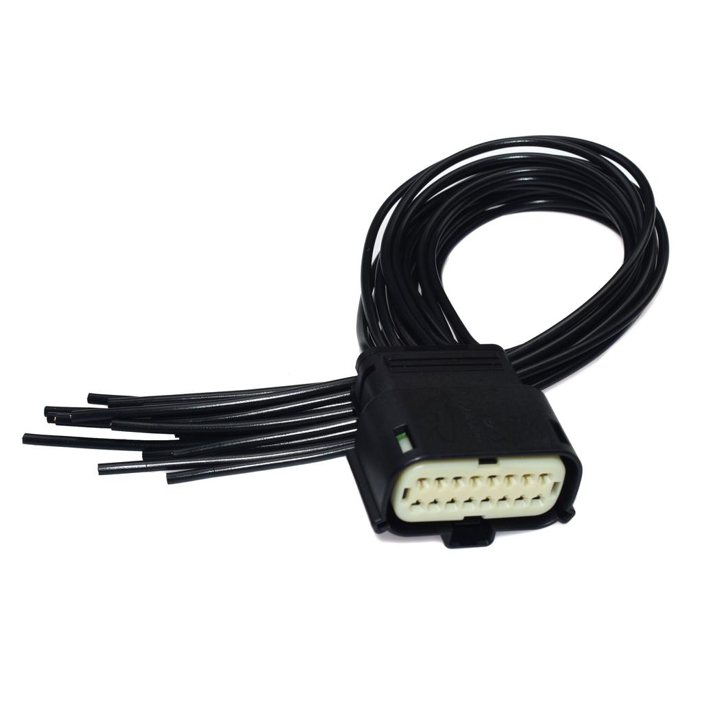 16 way Headlight Wiring Connector Pigtail Plug Harness For Jeep Grand Cherokee Xenon SRT HID LED DRL 2014 2015 2016 2017 2018