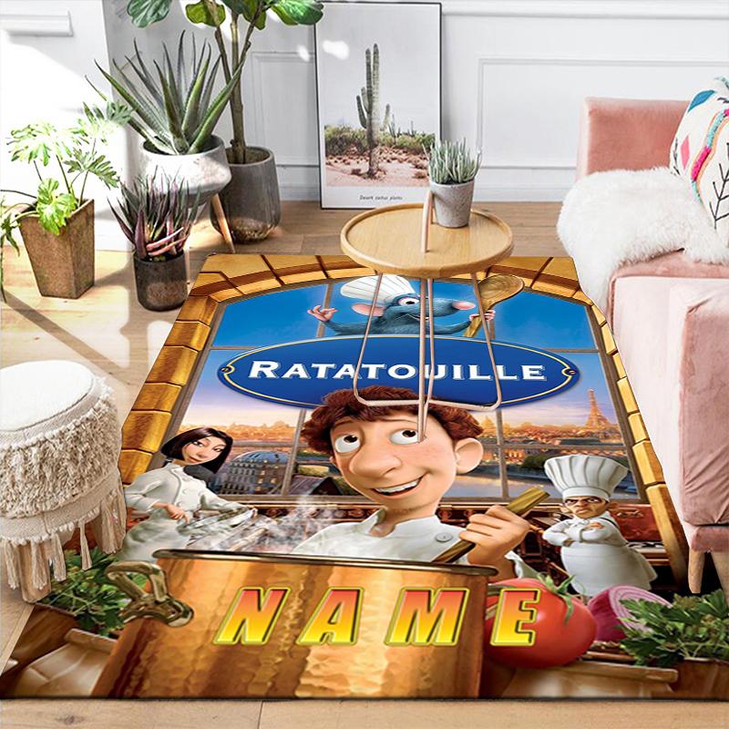 Custom 1Pc Ratatouille Adventure Poster Rug Office Carpet Indoor Outdoor Entrance Doormat Nonslip Soft And Comfortable Living Room D916236