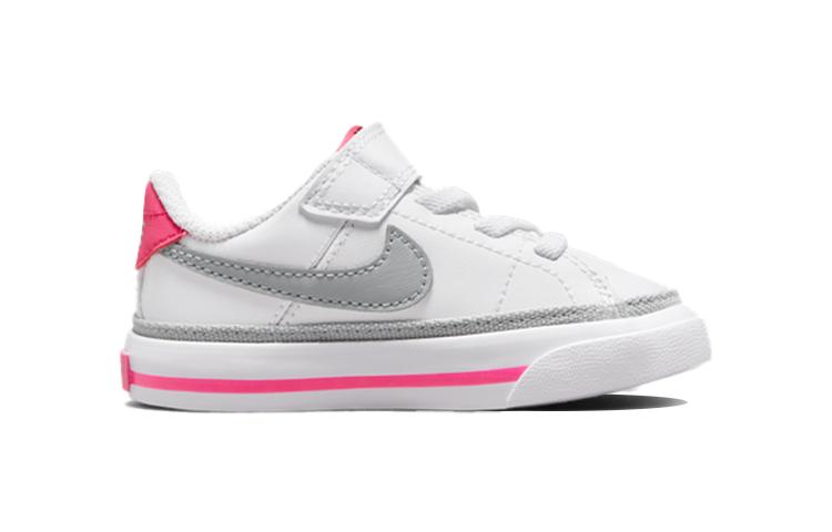 Nike Court Legacy Low top Toddler Shoes White Pink Infant And Toddler DA5382-111
