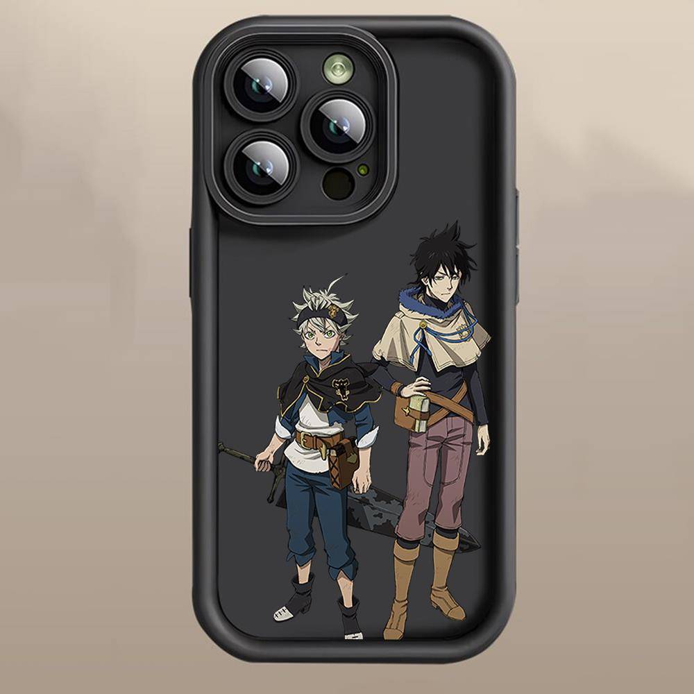 D-54 Black Clover  Case for iPhone 15 14 13 12 8 Plus Samsung S24 S23 Ultra A04S A05S Huawei P40 P50 P60 Nova 11 Pro Max OPPO A17K Reno 10