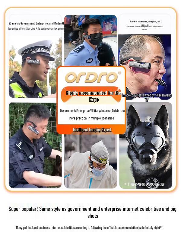 ORDRO EP7 Head-mounted 4K Sport Camera (CN version)