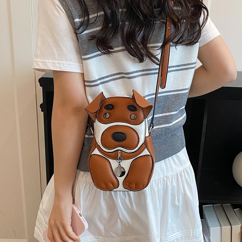2026 New Personalized Creative Handbag Cute Animal Doll Bag Lady Girls Cute Cartoon Crossbody Phone Purse Fashion Clutch Bag