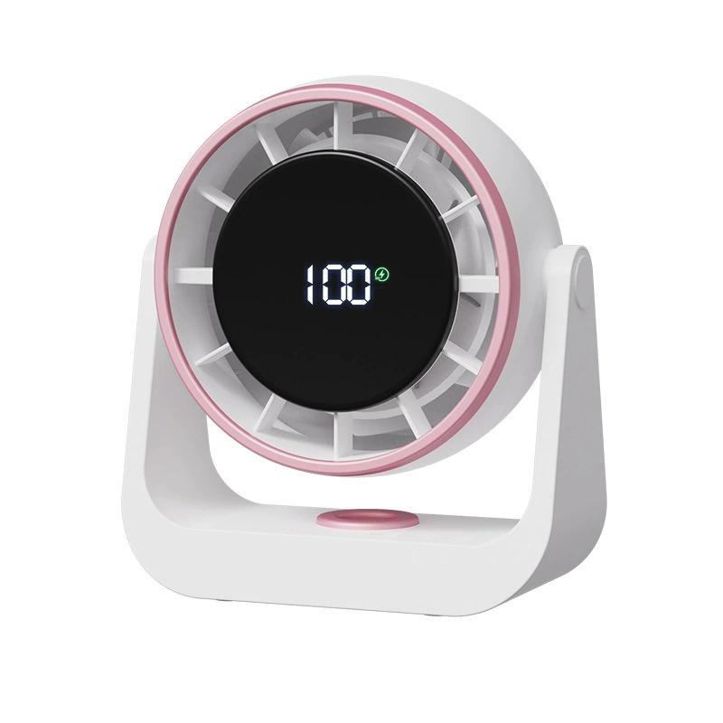 

Ventilador de escritorio portátil silencioso recargable por USB para oficina hogar cocina pared