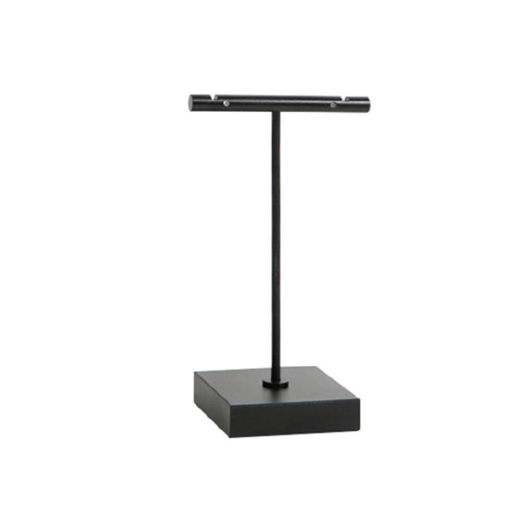 

Convenient T-Shape Earring Rack Stylish Metal Earrings Presentation Stand Elegant Jewelry Holder for Women Girls Square S чёрный