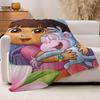Adventure cartoon D DoraS Blanket For Sofa Office Bed Plane Travel Sleep Read Relax Camping Soft And Warm