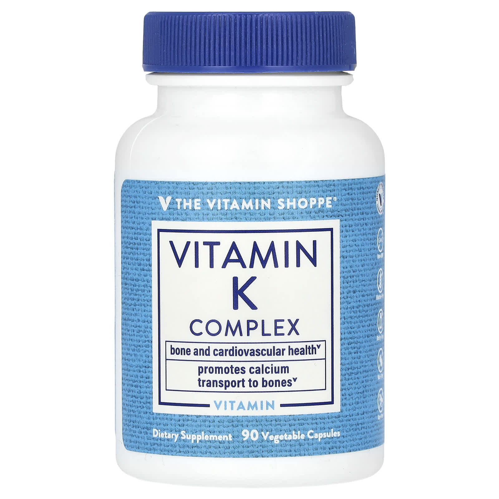 

The Vitamin Shoppe, Vitamin K Complex, 90 Veggie Capsules