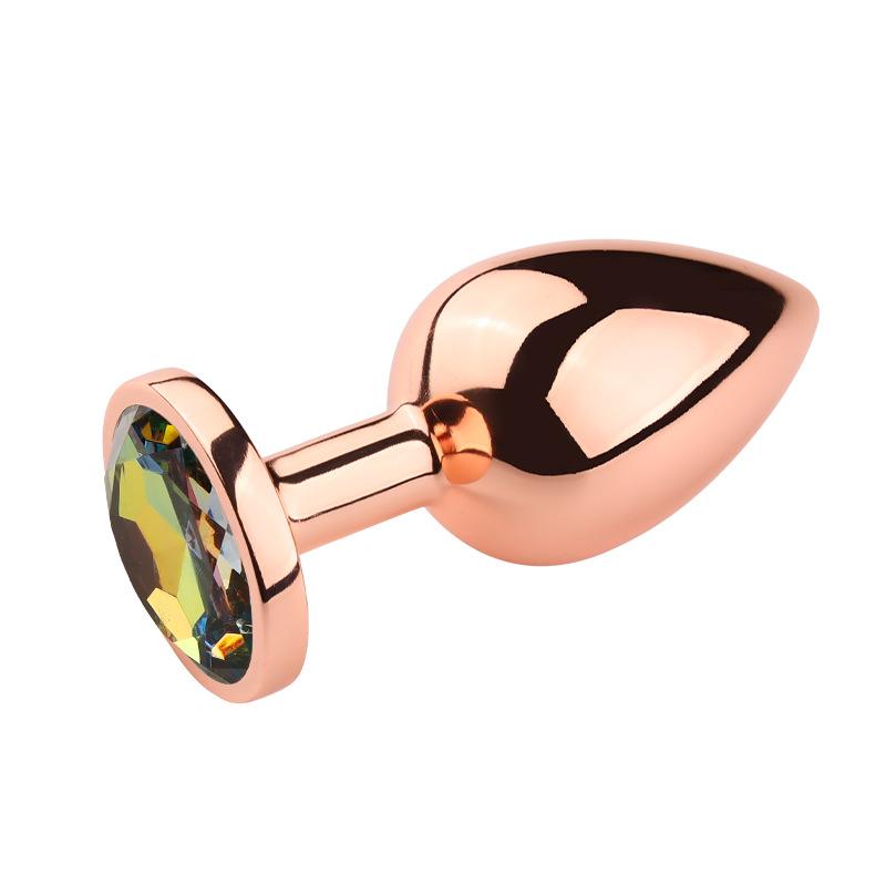 Adult Sex Product Metal Circle Butt Plug Back Court Masturbation Stimulation Flirting Stainless Steel Butt Plug Toys