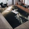 Bill Kaulitz Flannel Printed Carpet, Home Sofa Decoration for Living Room & Bedroom, Non‑Slip Play Flannel Floor Mat for Game Room