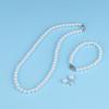 Fashionable Pearl Shell Bead Necklace Set For Women Mother'S Day Gift High-End Clavicle Chain Ins Style Jewelry