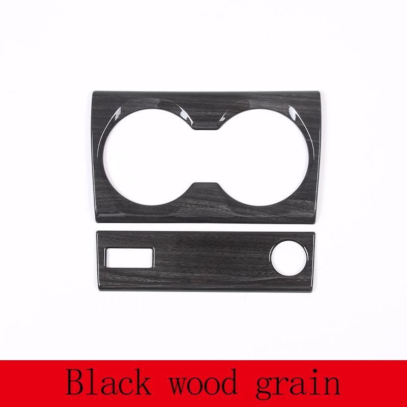 ABS Carbon Fiber/Black For BMW X1 U11 2026+ Car Center Control Water Cup Holder Scratch Resistant Panel Sticker Car Accessories