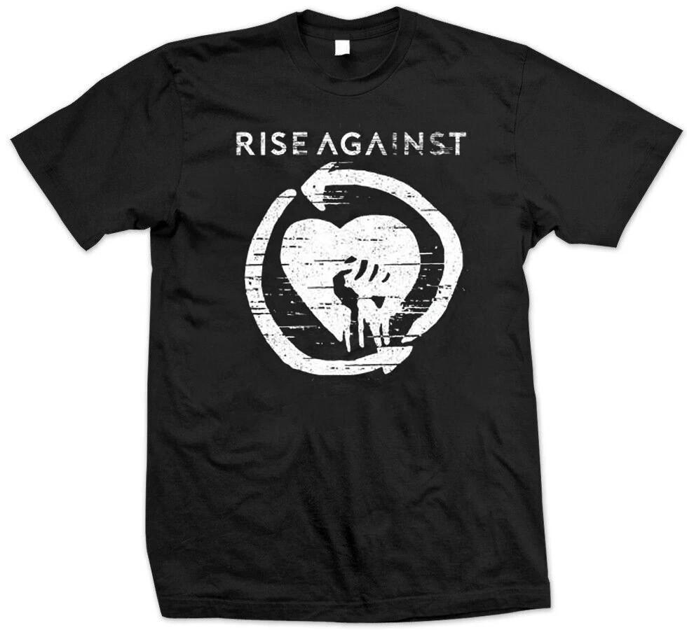 Rise Against Band Basic Graphic Black Cotton T shirt Full Size S-5XL Unisex T-Shirt XL