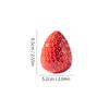 Strawberry modeling cooking ceramic seasoning jar oil bottle soy sauce vinegar pot home creative kitchen salt jar pepper bottle.