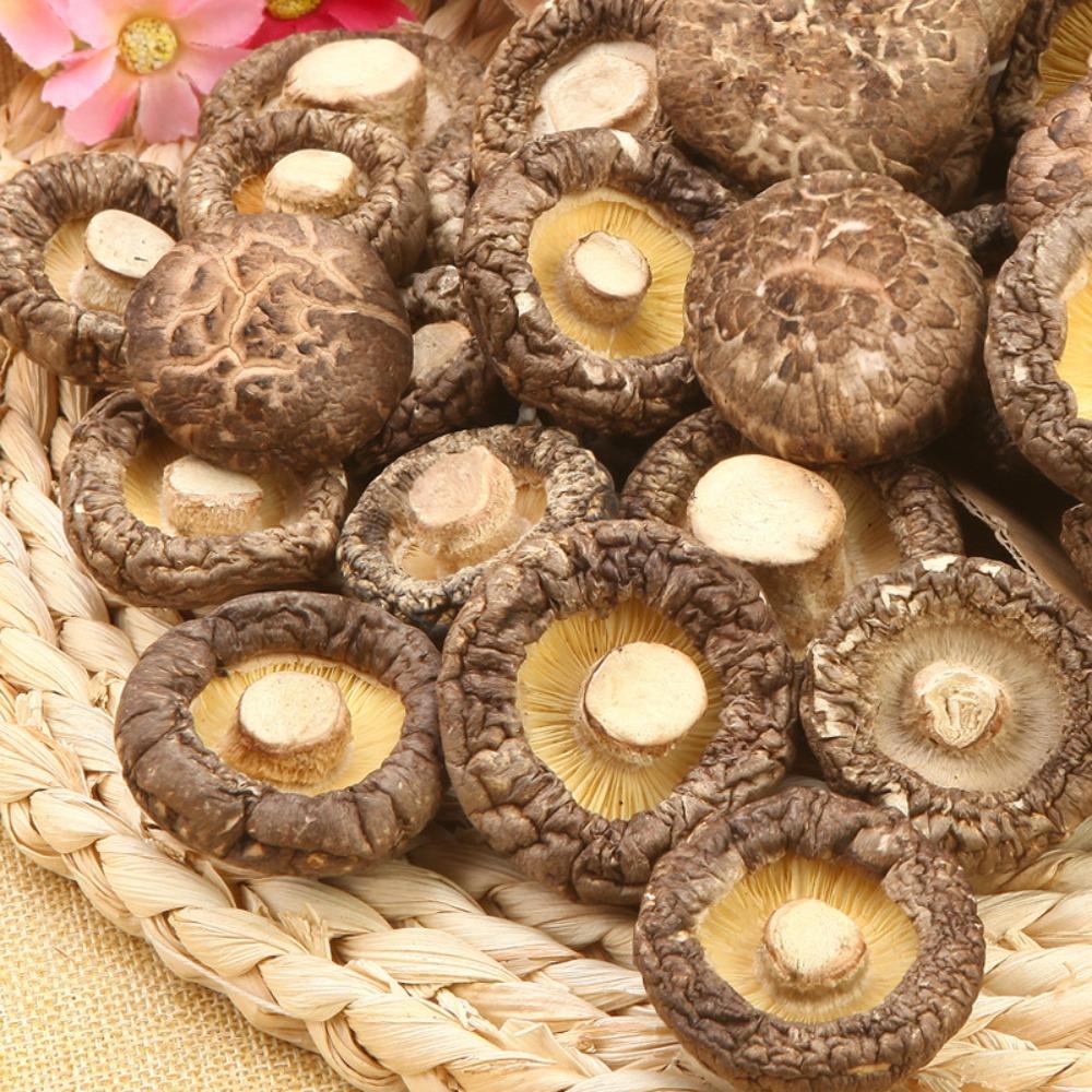 Dried Shiitake Mushrooms Edible Fungus Natural Healthy Nutritious Gourmet