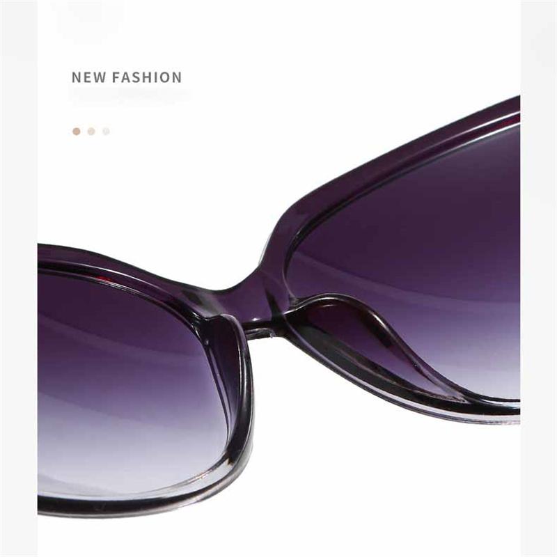 Klassische Große Fassung Fuchs Kopf Reflektierende Flache Gläser Mode Kamelie Sonnenschutz Sonnenbrille Brillen