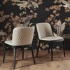 European Leisure Armchair Solid Wood Foot Leather Living Room Chairs Home Furniture Nordic Lazy Sofa Chair Balcony Dining Chairs