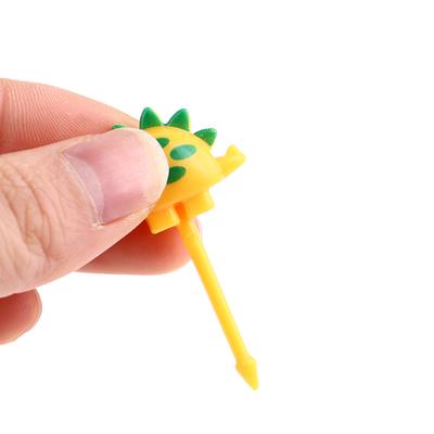 6Pcs/Set Dinosaur Mini Animal Cartoon Food Picks Children Snack Fruit Fork