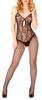 Black Keyhole Net Bodysuit - DARING Intimates - Bodysuits