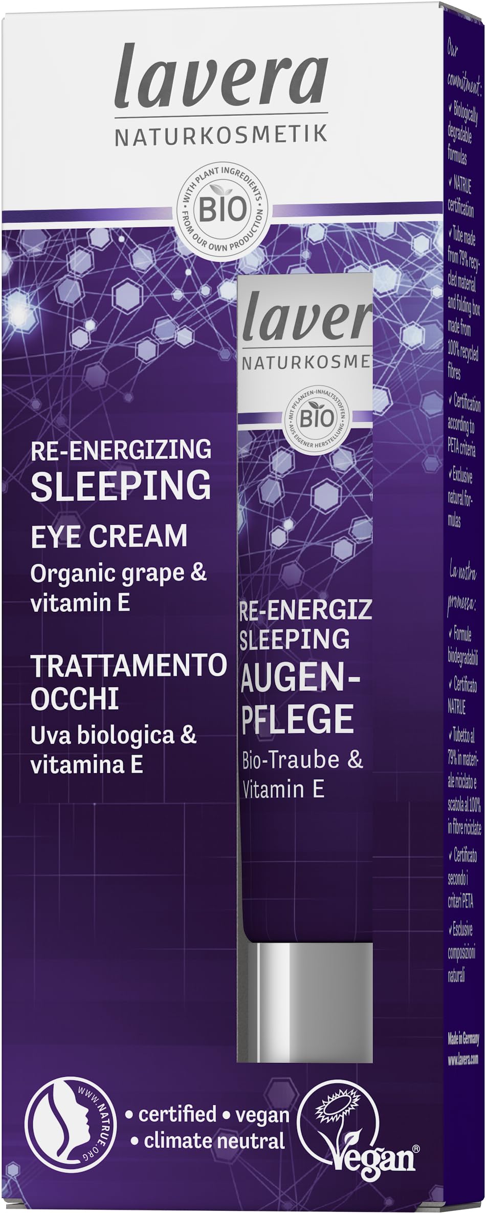 

Lavera Reenergizing Sleeping Eye Cream 15mL
