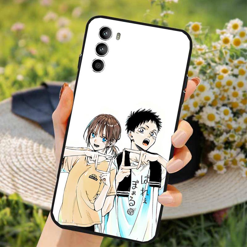 Phone Case For Moto G86 G85 G75 G15 G05 G56 G72 G53 G54 G84 G60 G31 G32 G24  G 5G G Play Blue Box Chinatsu Taiki Hina Chono