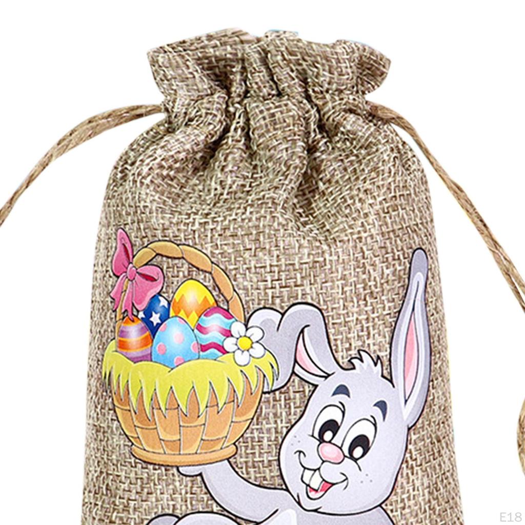 Drawstring Bag Easter Bunny Party Candy Treat for Wedding