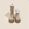 Thick-soled Velvet Martin Boots for Women's Autumn and Winter New Warm Snow Boots Retro Heightening Long Tube