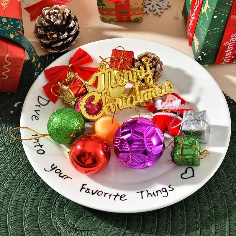 Pallina di Natale in Plastica alla Moda Ornamenti da Appendere a Pigna Ideali per Festa di Capodanno Decorazione per la Casa
