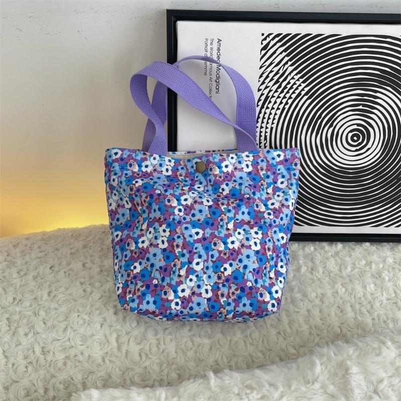 11 Autumn and winter retro casual bento bag, hand bag, work sundries, small cloth bag, women's portable tote bag