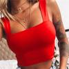 Women Fashion Casual European and American Summer Women's T-shirt Sexy Crop Top