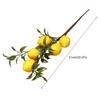 1/3/5/10pcs Simulation Lemon Branch Artificial Flowers Home Photography Props Fake Plants Lemon Fruit Home Flower Arrangement
