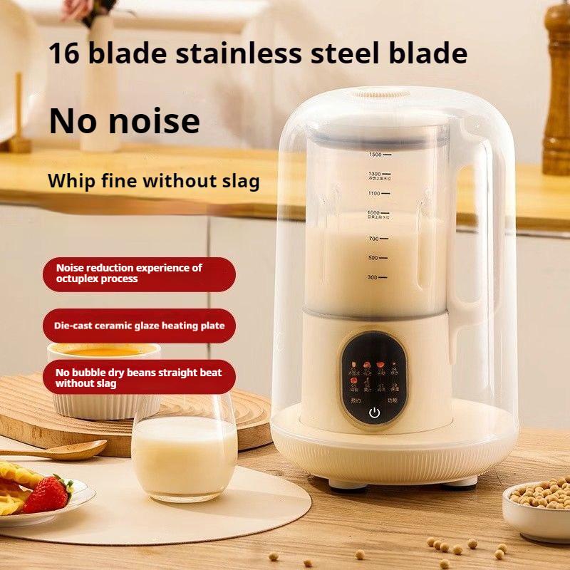 Macchina Tritaghiaccio di Grande Capacità 1500ml Macchina Rompighiaccio Riscaldante Frullatore Multifunzione Spremiagrumi Cucina Produttore di Latte di Soia