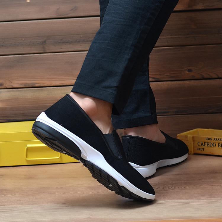 Winter warme Rindsehnensohlen Herren Freizeitschuhe mit Samtfüßen Mittelalterliche und ältere Väter Herren Baumwollschuhe