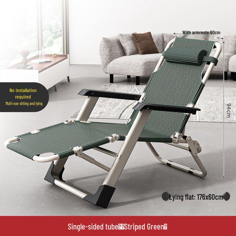 Reclining Foldable Lounge Chair for Napping, Office, or Home Use