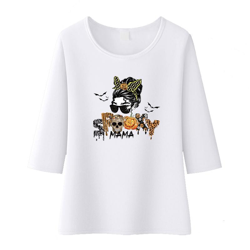 Thermal Sticker On Clothes Girl Spooky Patches A-Level Washable Diy Hoodies Tops Vinyl Thermal Press Iron-On Transfer Clothes