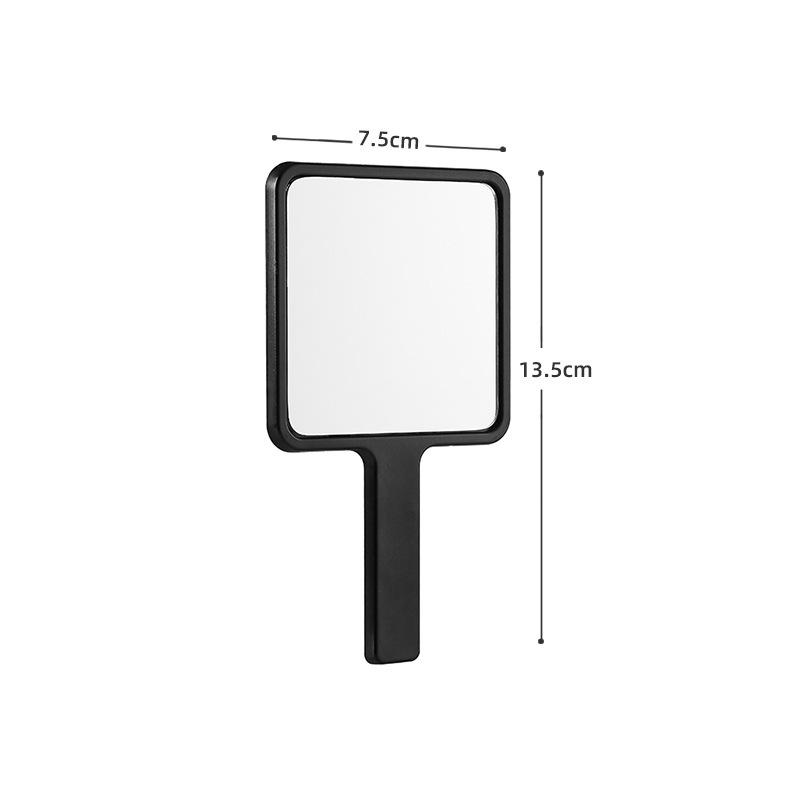 

Heart-Shaped Portable HD Mini Makeup Mirror for Girls Small - 7.5x12.5 cm чорний