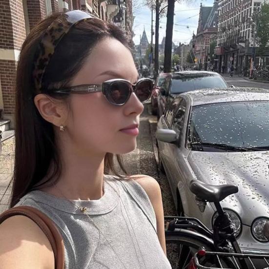 Dámský Vlasový Obruč Rozšířený Design Protiskluzové Zuby Čelenka Acetátová Deska Vysoká Pevnost