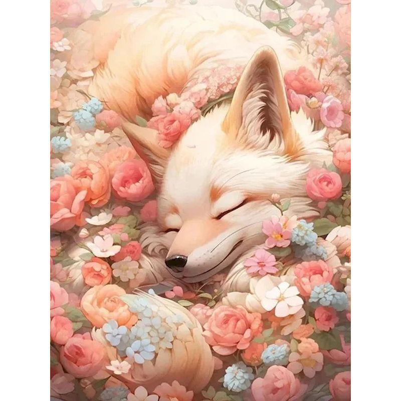 CHENISTORY Paint By Numbers For Adults Fox Handpainted DIY Picture By Number Animal Drawing On Canvas Home Decoration Gift