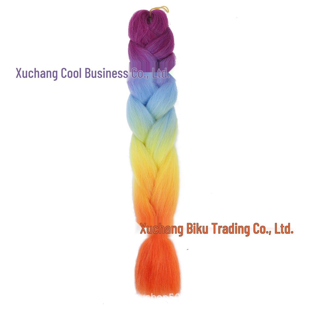 Three, Four, Five-Color Gradient High-Temp Fiber Jumbo Braid Material