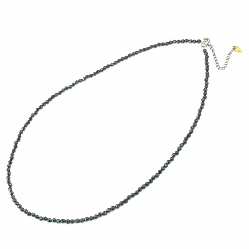 ArtemisClassic Hematite Necklace Silver Accessories Brand Jewelry Silver Silver 925 Chain Necklace [Artemis Classic] ac-accn0026 Men's