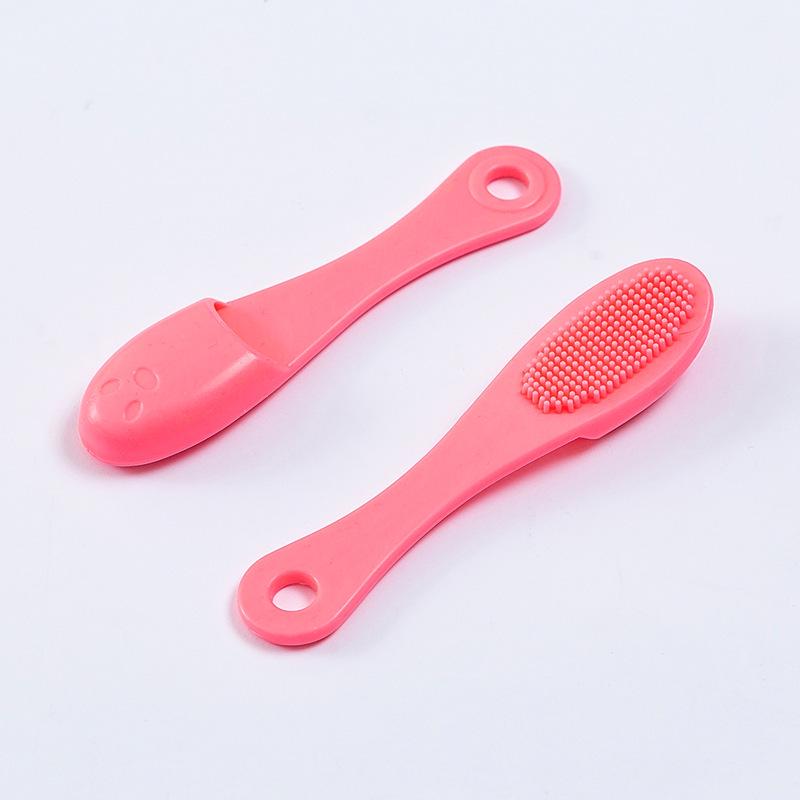 Silicone Facial Cleansing Brush with Soft Bristles for Blackhead and Pore Cleaning