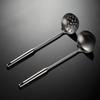 304 Stainless Steel Skimmer & Ladle Set with Stand-Up Hollow Handle for Kitchen Cooking
