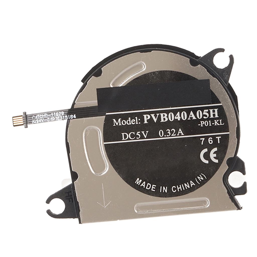 Ventilateur de refroidissement interne de remplacement pour Switch Alliage d'aluminium Console de jeu Ventilateur de refroidissement CPU DC 5V 0.32A