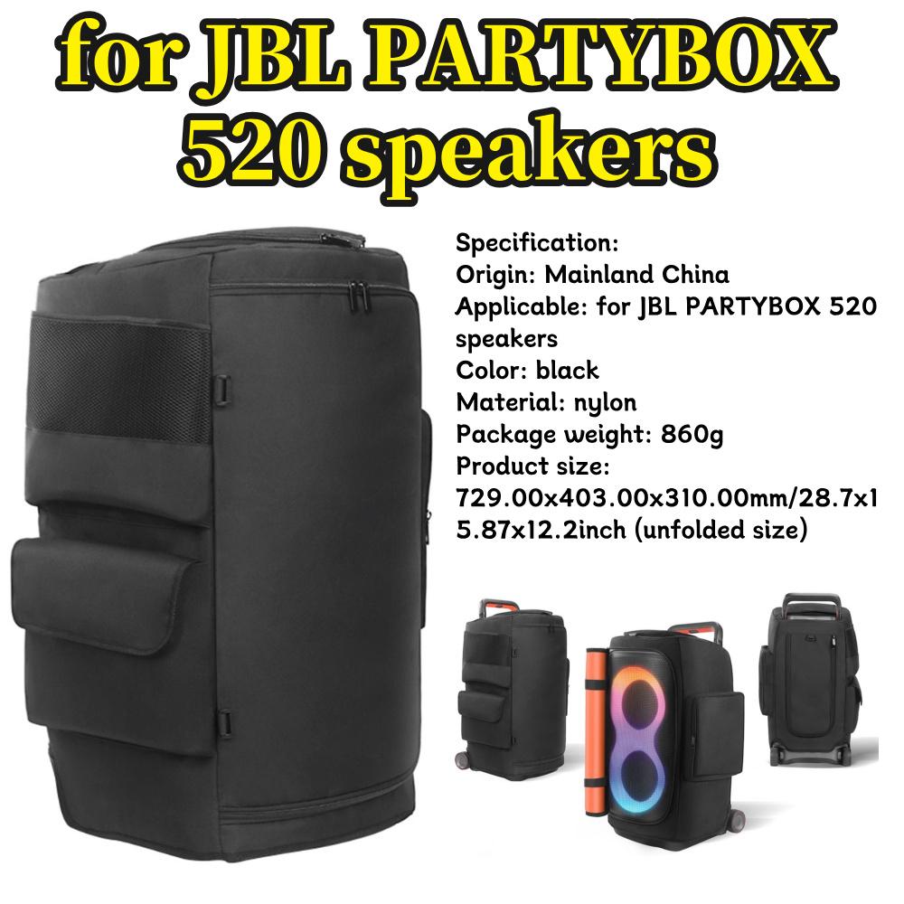 Lautsprecher-Staubschutz mit Mikrofon für JBL PARTYBOX 520 Tasche Wasserdicht Gepolsterte Lautsprecher-Schutzhülle für JBL Partybox 110