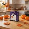 Cute Holiday Dining Accessories Halloween Ghost Wooden Napkin Holder, Paper Towel Decorative Stand Stand, Freestanding Tissue Dispenser Organizer for
