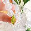 Flower Butterfly Pendant Phone Strap Portable Y2K Hanging Lanyard for Girls