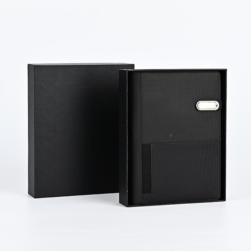 Customizable Logo Wireless Charging Laptop with USB, Multiple Ports, Wired Charging, and Loose-Leaf Notebook - Perfect Business Gift.