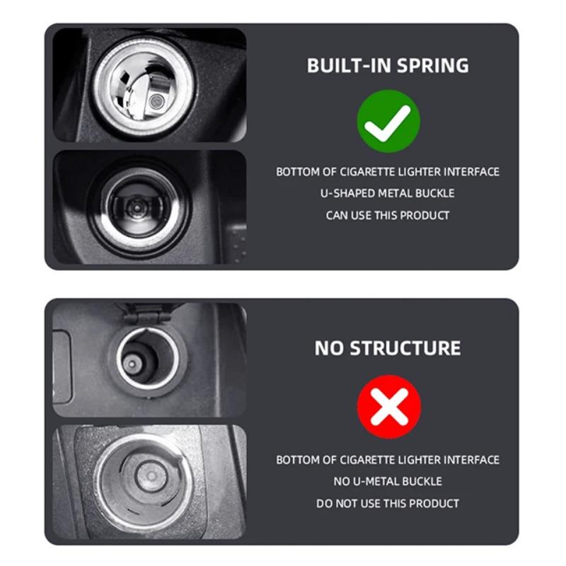 1pcs 2025 Fashion New Car Interior Cigarette Lighter Power Plug Emblem Car Accessories For Kia Rio Ceed Sportage Cerato Soul Sorento K2 K5 Flip