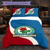 Blackburn Rovers Football 3 Piece Bedding Set Soft Duvet Cover Set with Pillowcases Printed Bedroom Decor Set for Home